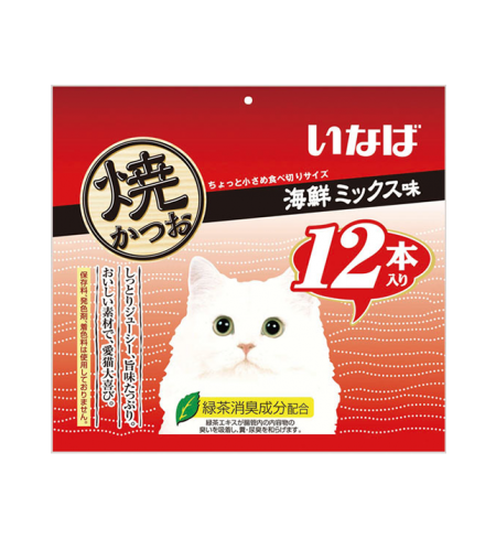 챠오 구운가다랑어 통살구이 (야끼가츠오) - 해산물 믹스  (12P)