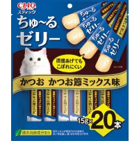 챠오스틱 츄르젤리 20P - 가다랑어&가다랑어포 믹스 맛