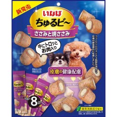 [강아지용] 이나바 DOG 츄르비 (피부건강케어) - 구운 닭가슴살