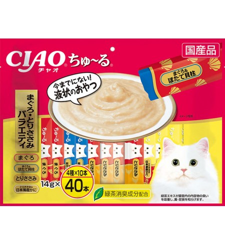 [CAT] 챠오츄르 - 참치&닭가슴살 버라이어티 40P