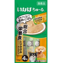 [DOG] 이나바 완츄르 종합영양식(주식) 4P- 닭가슴살&치즈