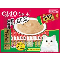 [CAT] 챠오츄르 종합영양식(주식) - 참치&가다랑어 버라이어티 40P