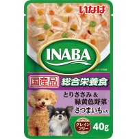[강아지용] 이나바 파우치(종합영양식) - 닭가슴살&녹황색채소&고구마