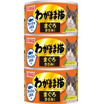 [CAT] 이나바 와가마마 네코 캔(3개입) - 참치&닭가슴살