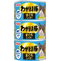 [CAT] 이나바 와가마마 네코 캔(3개입) - 참치&치어