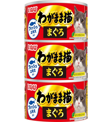 [CAT] 이나바 와가마마 네코 캔(3개입) - 참치