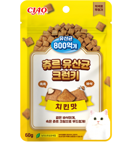 [CAT] 이나바 챠오츄르 유산균 크런키 - 치킨맛