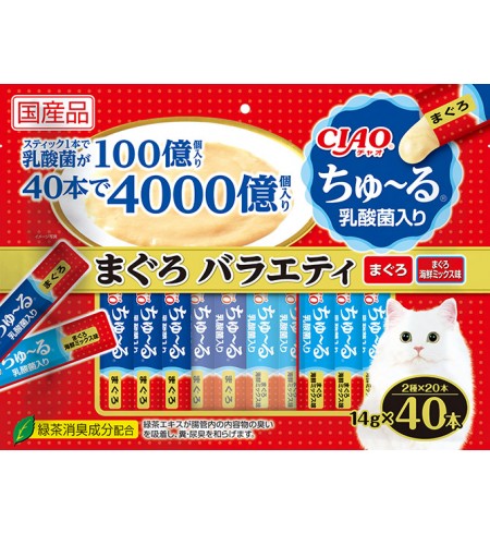 [CAT] 이나바 챠오츄르 유산균 40P - 참치 버라이어티