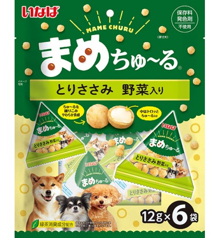 [DOG] 이나바 콩알 츄르 - 닭가슴살&채소