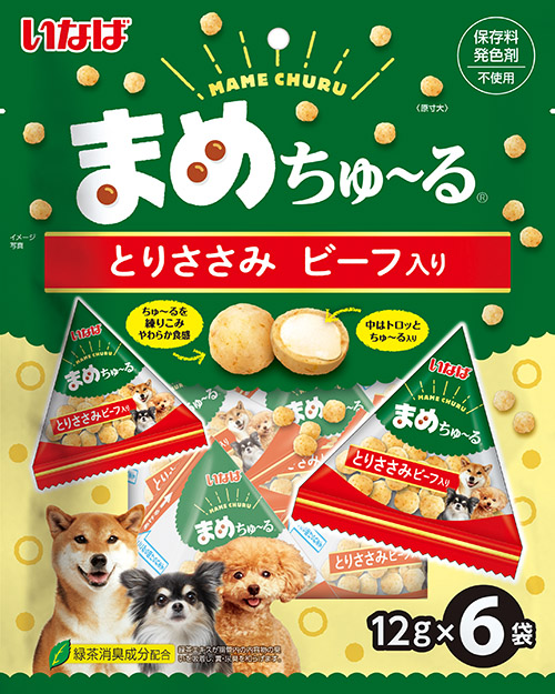 [DOG] 이나바 콩알 츄르 - 닭가슴살&소고기