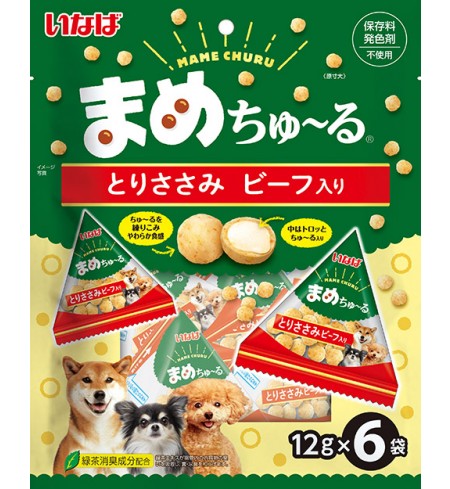 [DOG] 이나바 콩알 츄르 - 닭가슴살&소고기