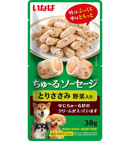 [DOG] 이나바 츄르 소시지 - 닭가슴살&채소