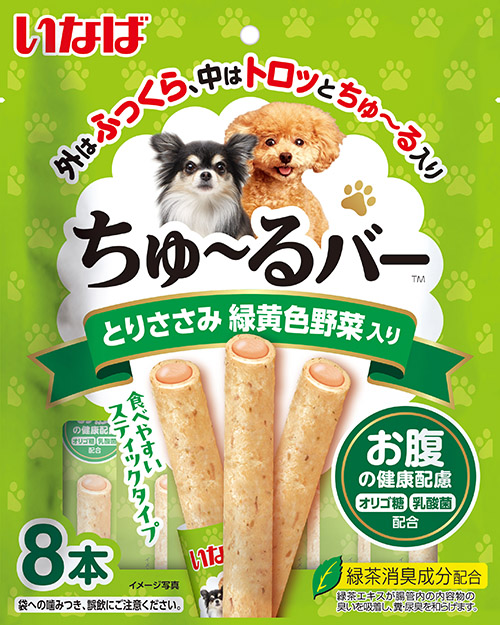 [DOG] 이나바 츄르바 8P - 닭가슴살&녹황색채소 (장건강케어)