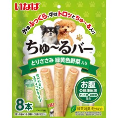 [DOG] 이나바 츄르바 8P - 닭가슴살&녹황색채소 (장건강케어)